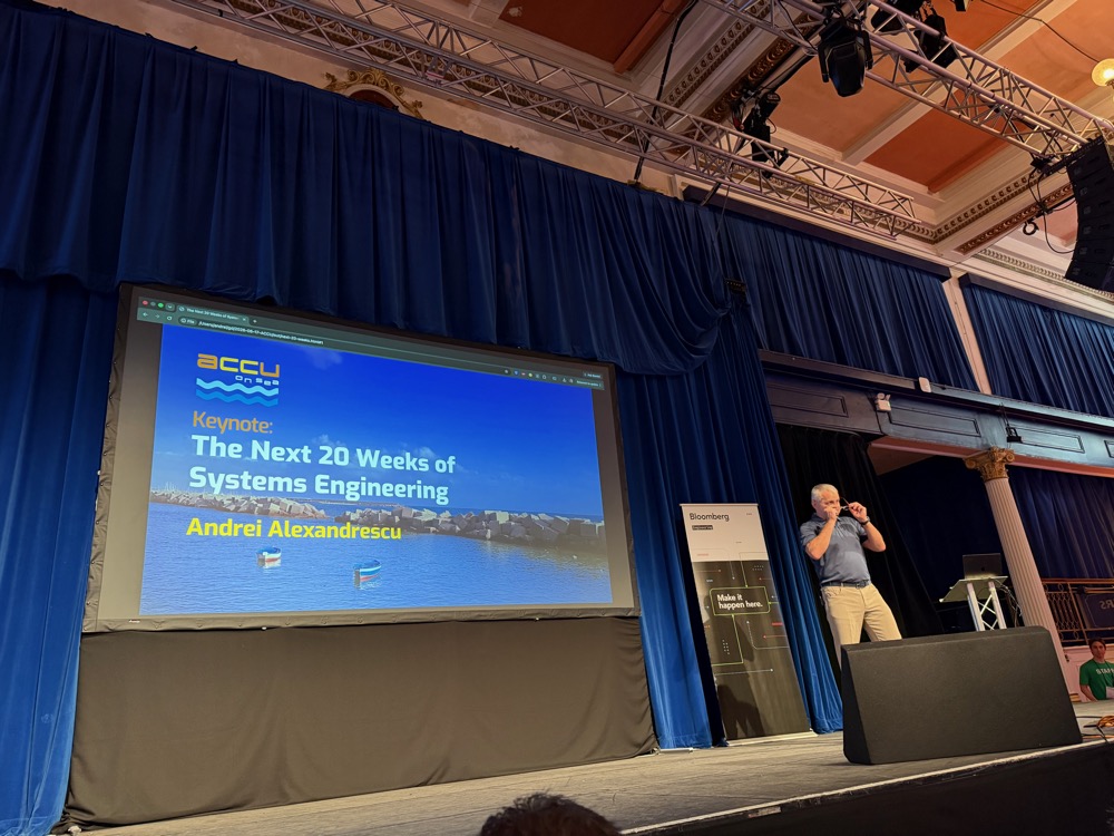 Andrei Alexandrescu's opening keynote